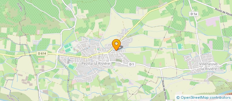 localisation de l'entreprise MADAME TIPHAINE MOULIN  PEZILLA-LA-RIVIERE