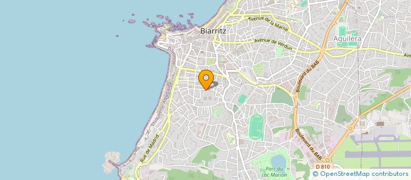 localisation de l'entreprise MADAME TIPHAINE MUDES à BIARRITZ