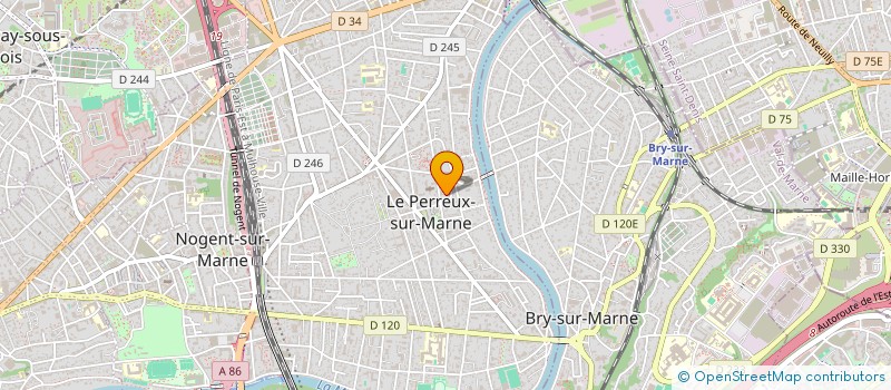 localisation de l'entreprise MADAME TIPHAINE NGUYEN TRAN  LE PERREUX-SUR-MARNE