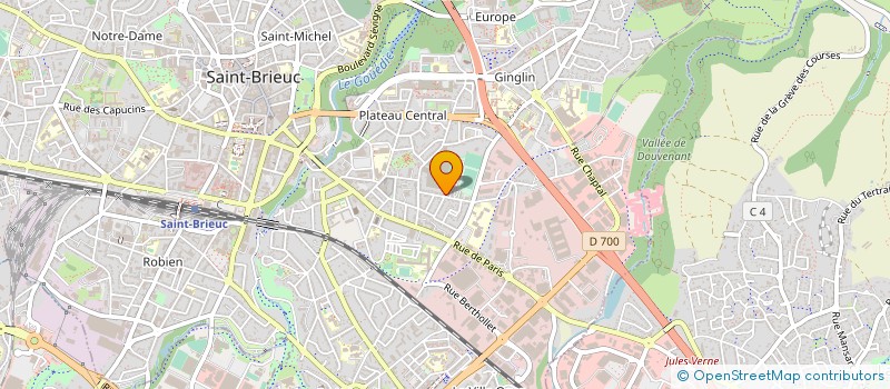 localisation de l'entreprise MADAME TIPHAINE OUDRY à SAINT-BRIEUC