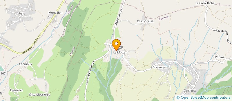 localisation de l'entreprise MADAME TIPHAINE PACE  CERNEX