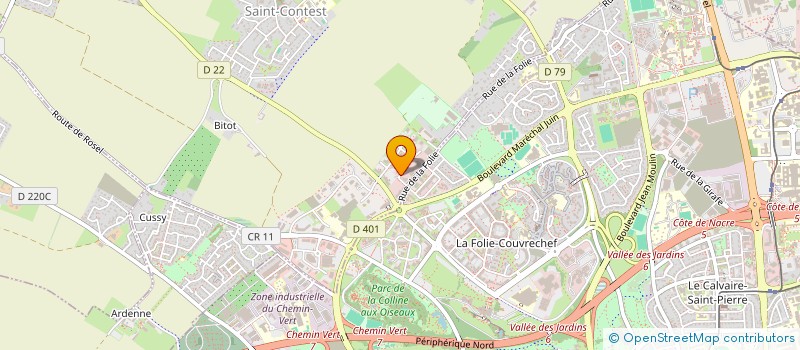 localisation de l'entreprise MADAME TIPHAINE PAITRY  SAINT-CONTEST