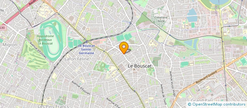 localisation de l'entreprise MADAME TIPHAINE PELLEGRY  LE BOUSCAT