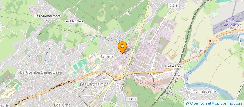 localisation de l'entreprise MADAME TIPHAINE PLACUCCI  GEX