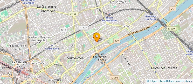 localisation de l'entreprise MADAME TIPHAINE RAZANAJATOVO à COURBEVOIE