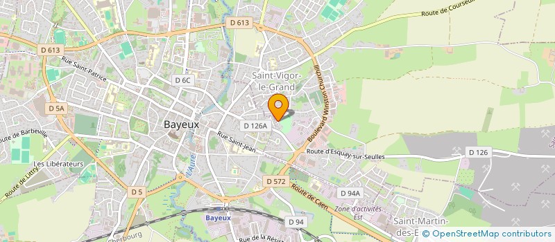localisation de l'entreprise MADAME TIPHAINE RIBIS à SAINT-VIGOR-LE-GRAND