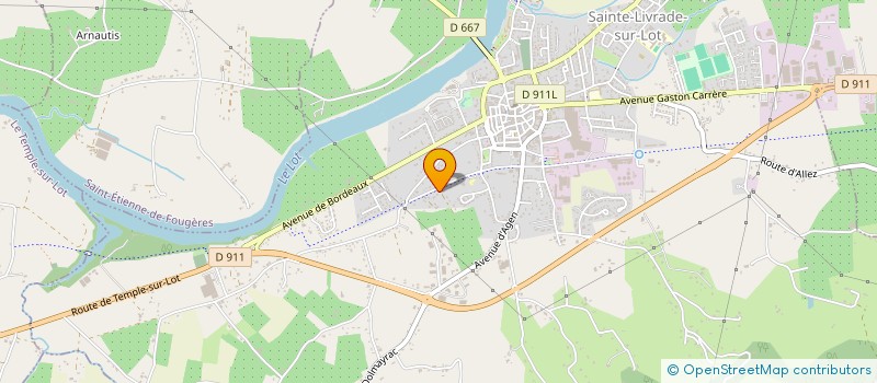 localisation de l'entreprise MADAME TIPHAINE RICO  SAINTE-LIVRADE-SUR-LOT