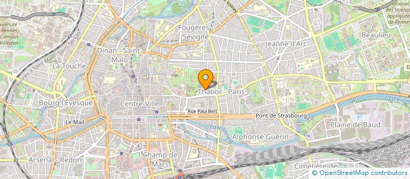localisation de l'entreprise MADAME TIPHAINE RICORDEL  RENNES