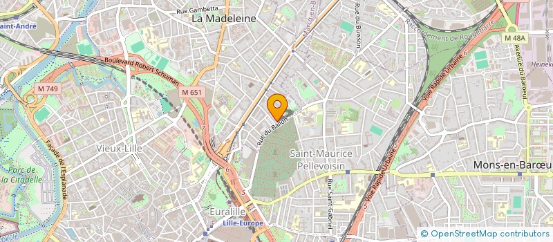 localisation de l'entreprise MADAME TIPHAINE RIN à LA MADELEINE