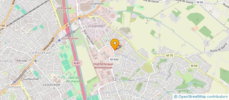 localisation de l'entreprise MADAME TIPHAINE RIOU  TOULOUSE