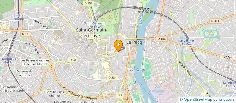 localisation de l'entreprise MADAME TIPHAINE RIVIERE  LE PECQ