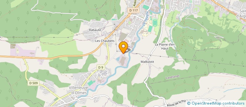 localisation de l'entreprise MADAME TIPHAINE RODRIGUEZ à VILLENEUVE D'OLMES