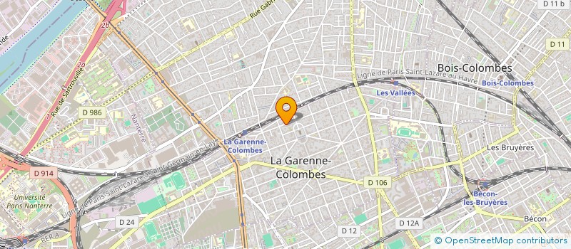 localisation de l'entreprise MADAME TIPHAINE ROLAND à LA GARENNE-COLOMBES