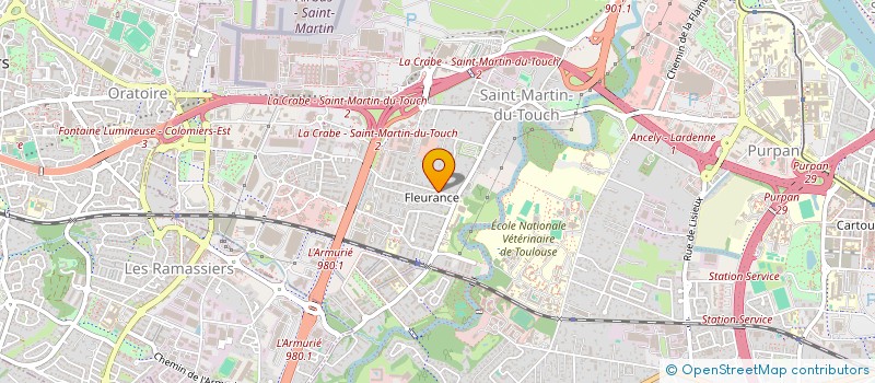 localisation de l'entreprise MADAME TIPHAINE ROUSSEAU  TOULOUSE