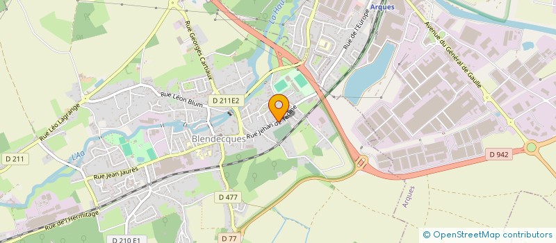 localisation de l'entreprise MADAME TIPHAINE ROUSSEL  BLENDECQUES