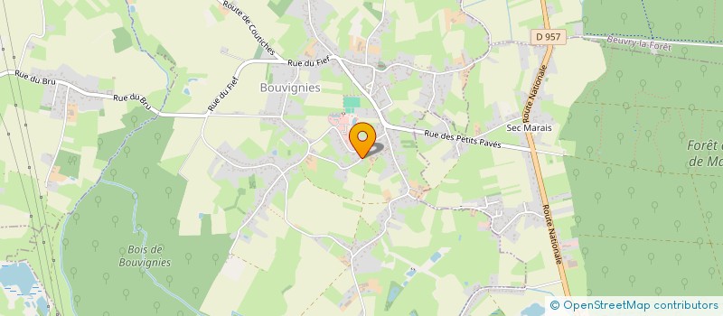 localisation de l'entreprise MADAME TIPHAINE ROUVRAY à BOUVIGNIES