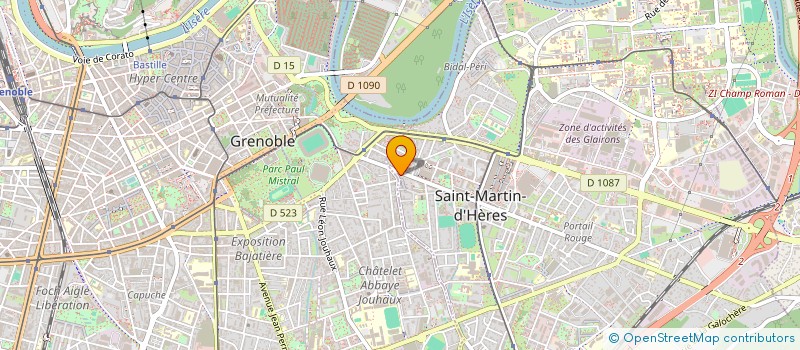 localisation de l'entreprise MADAME TIPHAINE RUFFIER DES AIMES à SAINT-MARTIN-D'HERES