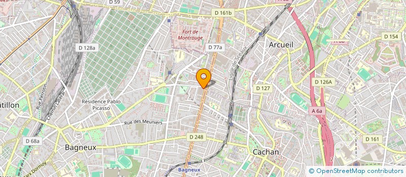 localisation de l'entreprise MADAME TIPHAINE SABIN à BAGNEUX