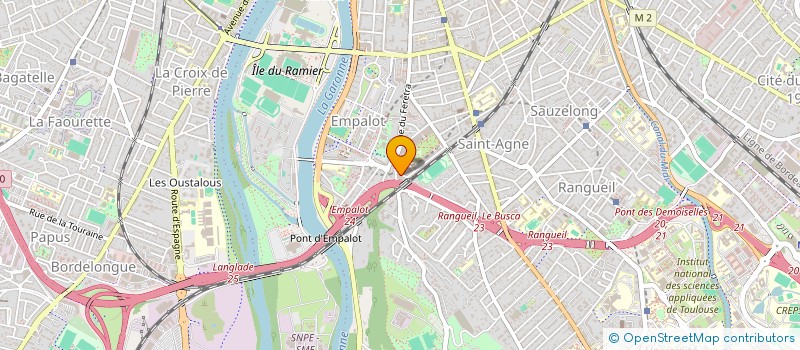 localisation de l'entreprise MADAME TIPHAINE SAUVEUR  TOULOUSE