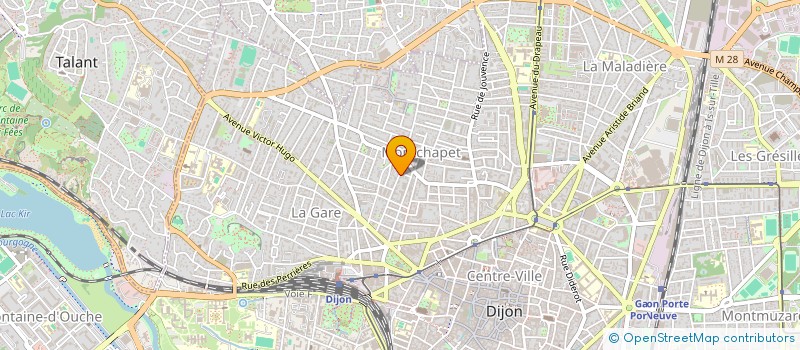 localisation de l'entreprise MADAME TIPHAINE SEGARD à DIJON