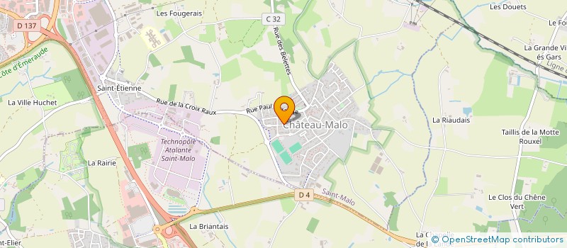 localisation de l'entreprise MADAME TIPHAINE SEGUIN  SAINT-MALO