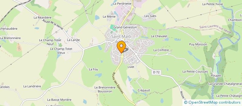 localisation de l'entreprise MADAME TIPHAINE SOULARD  SAINT-MALO-DU-BOIS