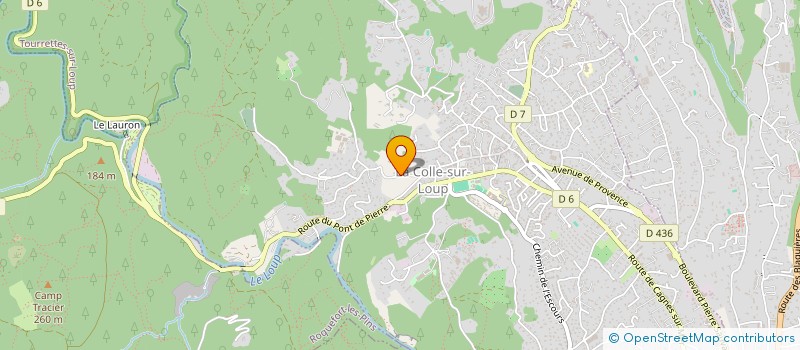 localisation de l'entreprise MADAME TIPHAINE TEMPEZ à LA COLLE-SUR-LOUP