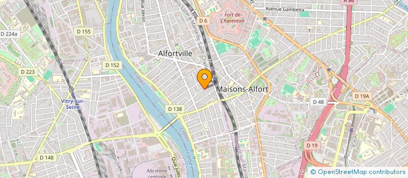 localisation de l'entreprise MADAME TIPHAINE THENAISY  ALFORTVILLE