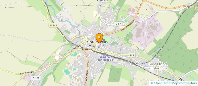 localisation de l'entreprise MADAME TIPHAINE THOMAS  SAINT-POL-SUR-TERNOISE