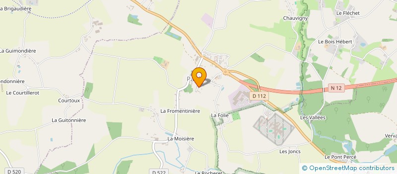 localisation de l'entreprise MADAME TIPHAINE TOUSSAINT à PACE