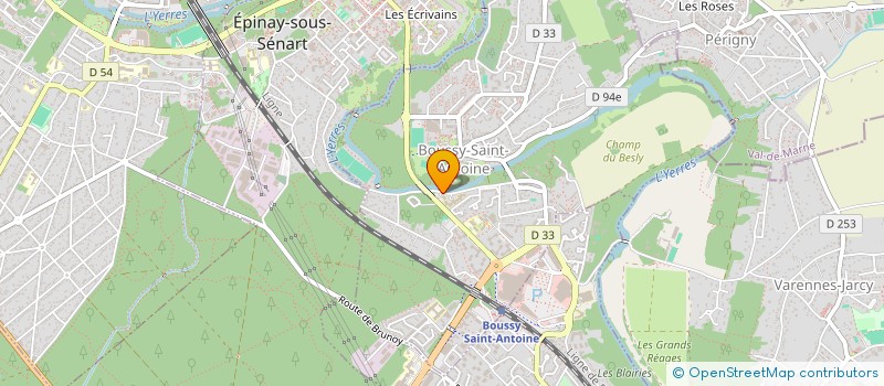 localisation de l'entreprise MADAME TIPHAINE VASSEUR à BOUSSY-SAINT-ANTOINE