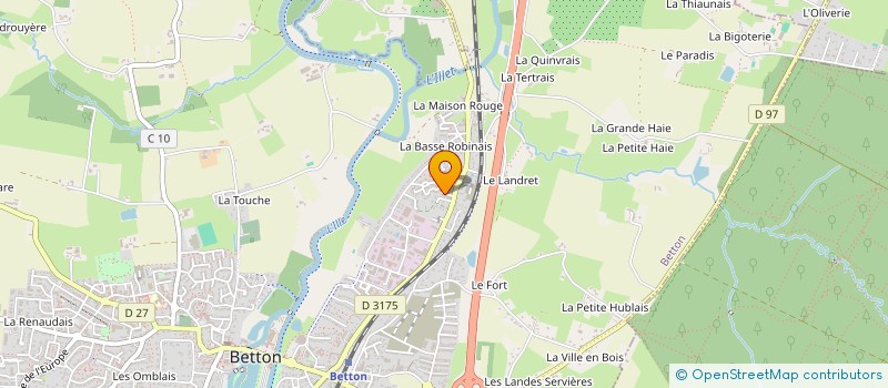 localisation de l'entreprise MADAME TIPHAINE VEYRON-CHURLET  BETTON