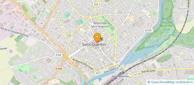 localisation de l'entreprise MADAME TIPHAINE VIALLE à SAINT-QUENTIN