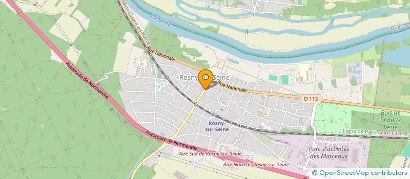 localisation de l'entreprise MADAME TIPHAINE VILDIEU--LE RENARD  ROSNY-SUR-SEINE