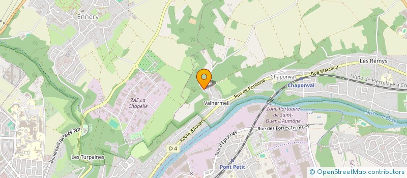 localisation de l'entreprise MADAME TIPHAINE VINCENT  AUVERS-SUR-OISE