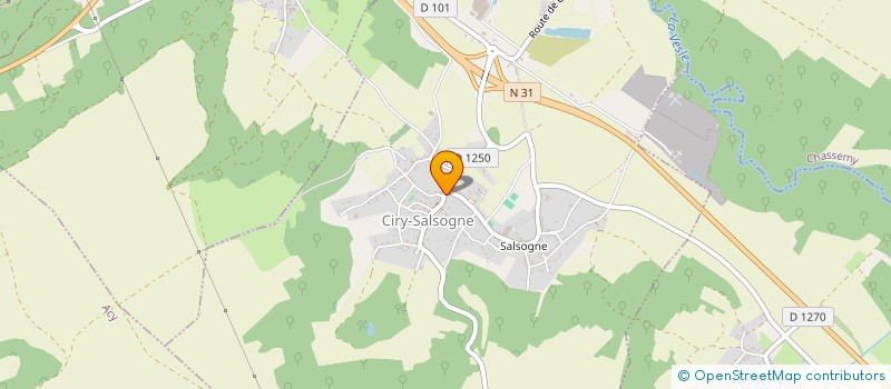 localisation de l'entreprise MADAME TIPHAINE VINCENT  CIRY-SALSOGNE