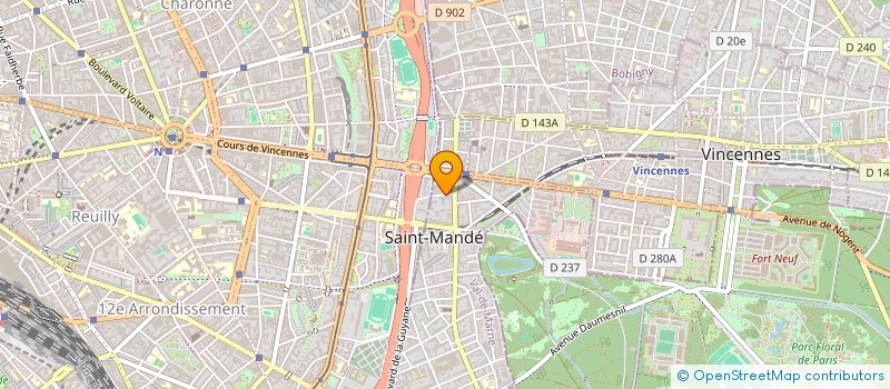 localisation de l'entreprise MADAME TIPHAINE WIOLAND à SAINT-MANDE