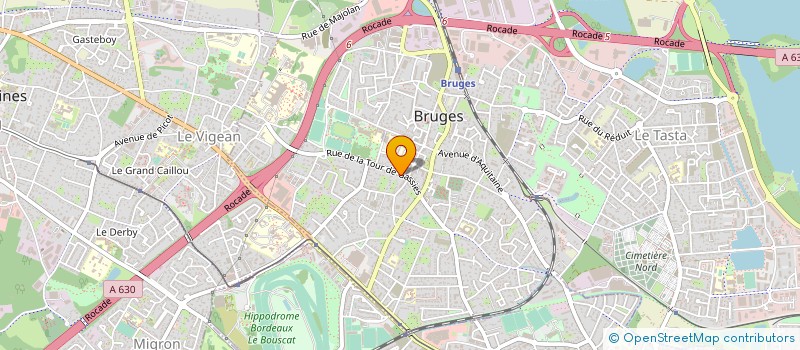 localisation de l'entreprise MADAME TIPHAINE WUIDART  BRUGES