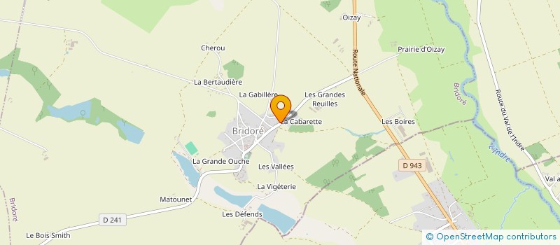 localisation de l'entreprise MADAME TIPHANIE ARNAULT  BRIDORE