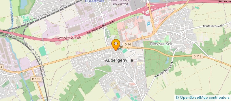 localisation de l'entreprise MADAME TIPHANIE BLONDEAU  AUBERGENVILLE