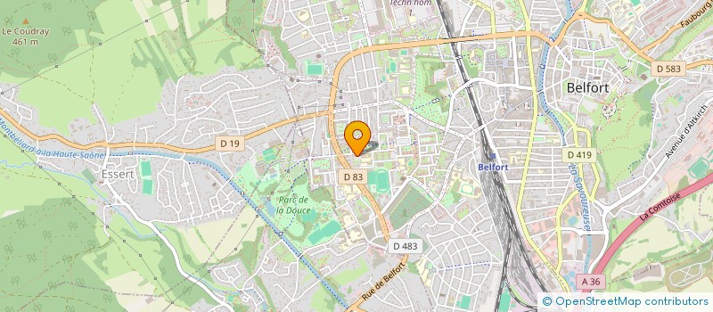 localisation de l'entreprise MADAME TIPHANIE BOULEAU  BELFORT