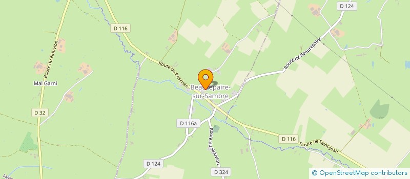 localisation de l'entreprise MADAME TIPHANIE BRIDAULT à BEAUREPAIRE-SUR-SAMBRE
