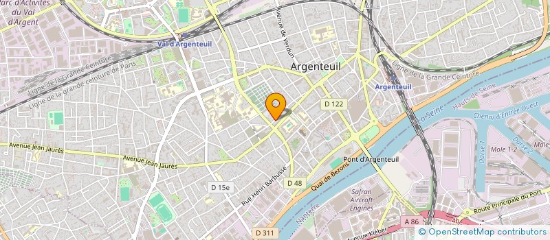 localisation de l'entreprise MADAME TIPHANIE CHALAS  ARGENTEUIL