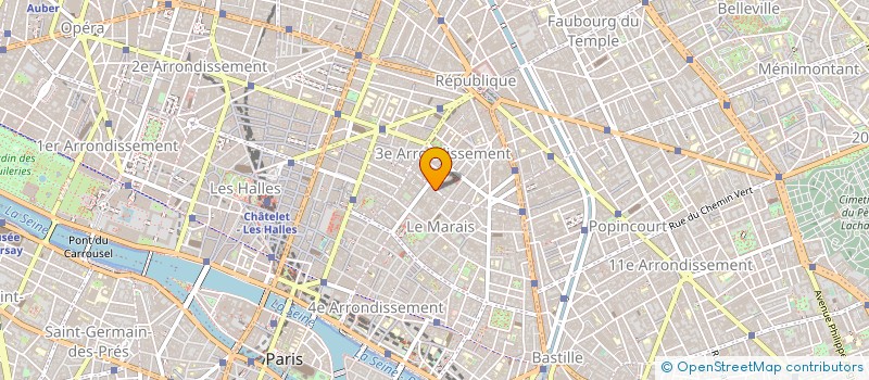 localisation de l'entreprise MADAME TIPHANIE CONSTANTIN  PARIS