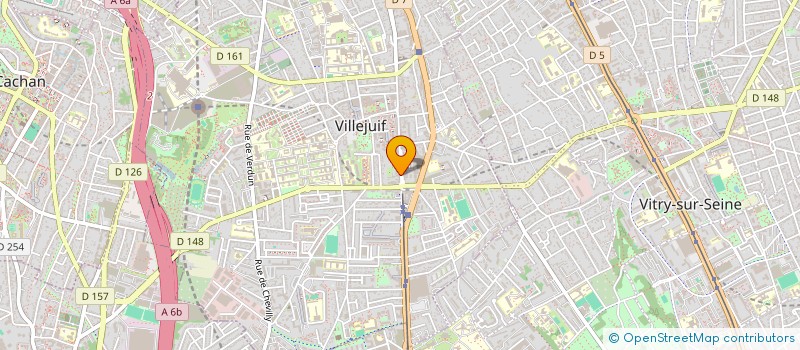 localisation de l'entreprise MADAME TIPHANIE CRAND à VILLEJUIF