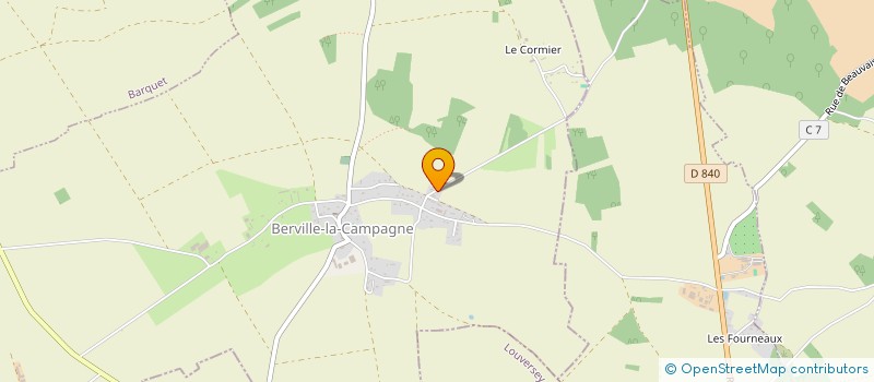 localisation de l'entreprise MADAME TIPHANIE CROENNE  BERVILLE-LA-CAMPAGNE