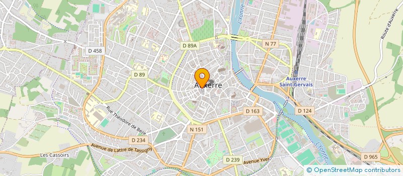 localisation de l'entreprise MADAME TIPHANIE DE CUYPER  AUXERRE