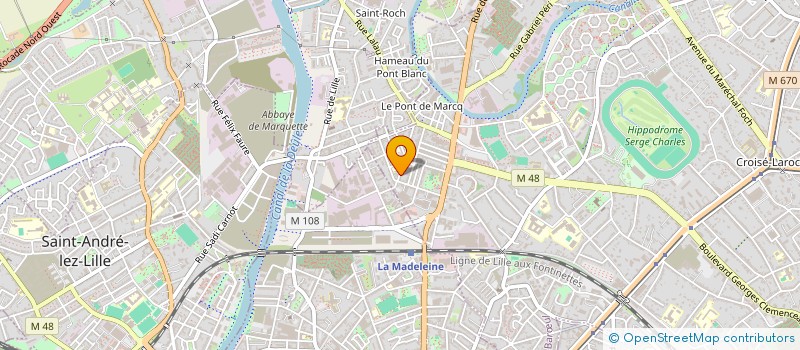 localisation de l'entreprise MADAME TIPHANIE DEBAISIEUX à MARCQ-EN-BARŒUL