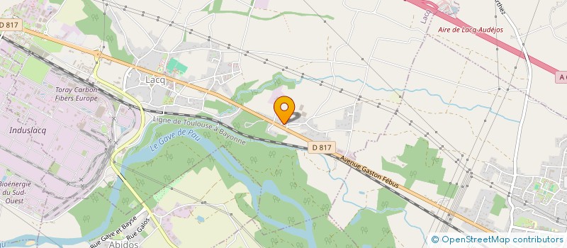 localisation de l'entreprise MADAME TIPHANIE FOUCHET-ROUX  LACQ