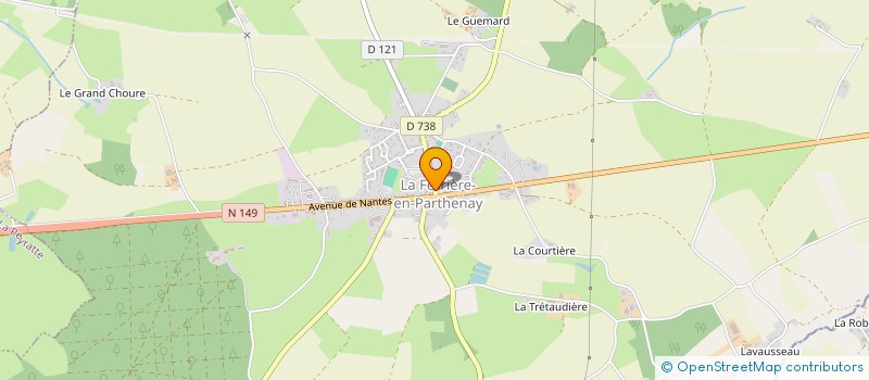 localisation de l'entreprise MADAME TIPHANIE GADSAUD  LA FERRIERE-EN-PARTHENAY